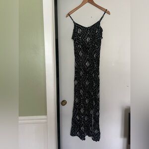 Black and White Patterned Dress